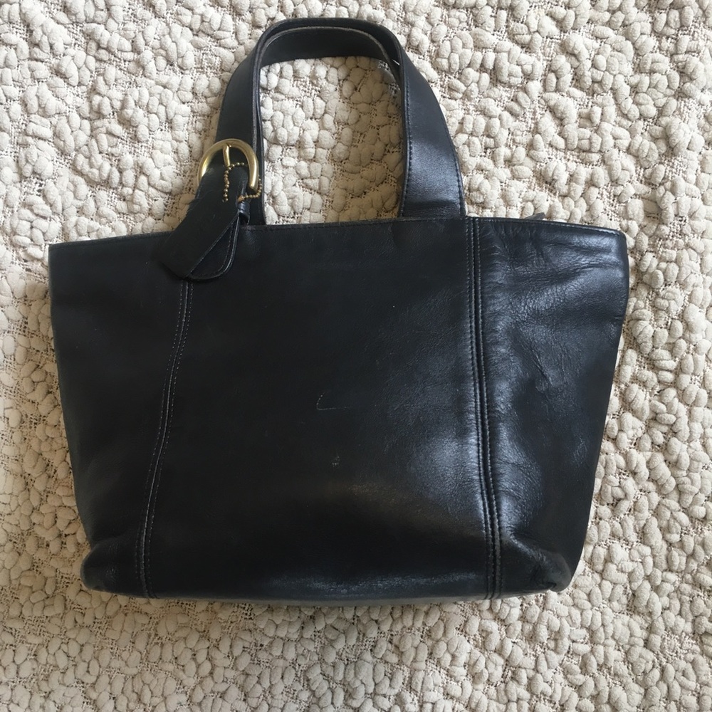 Vintage Coach Waverly leather handbag